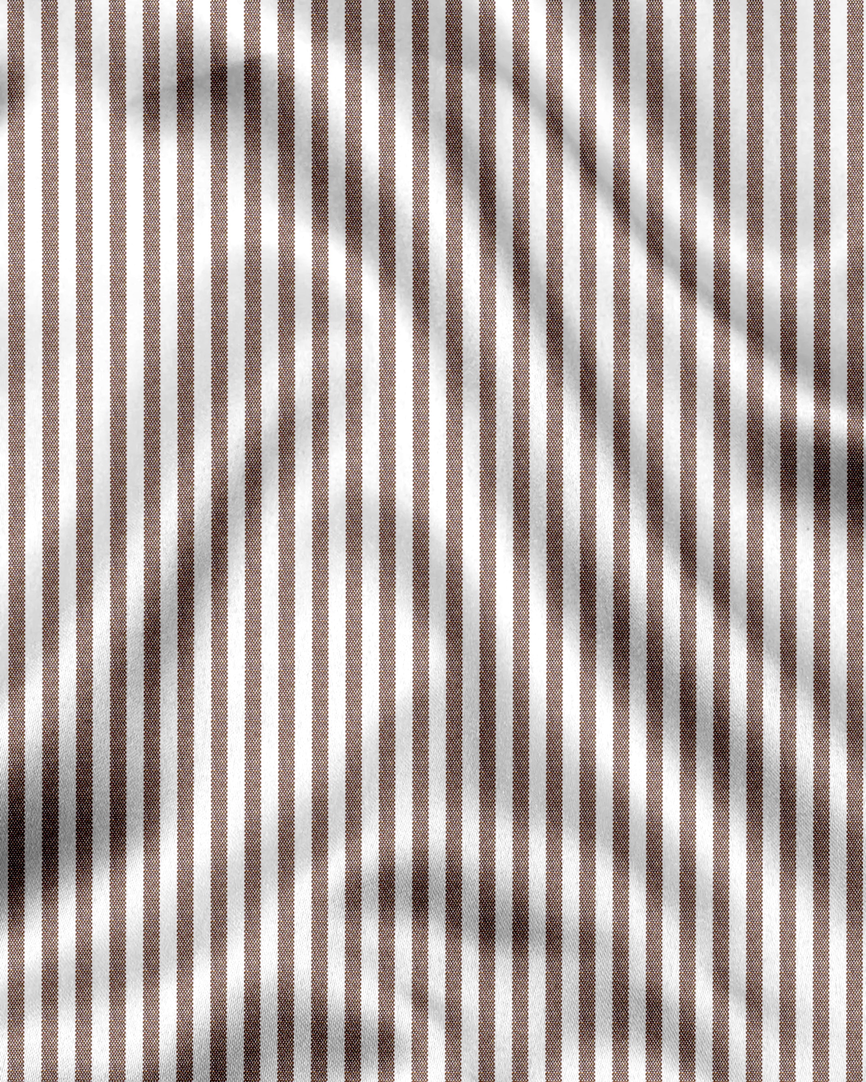 Brown Premium Giza Cotton Shirt With White Collar and Cuffs