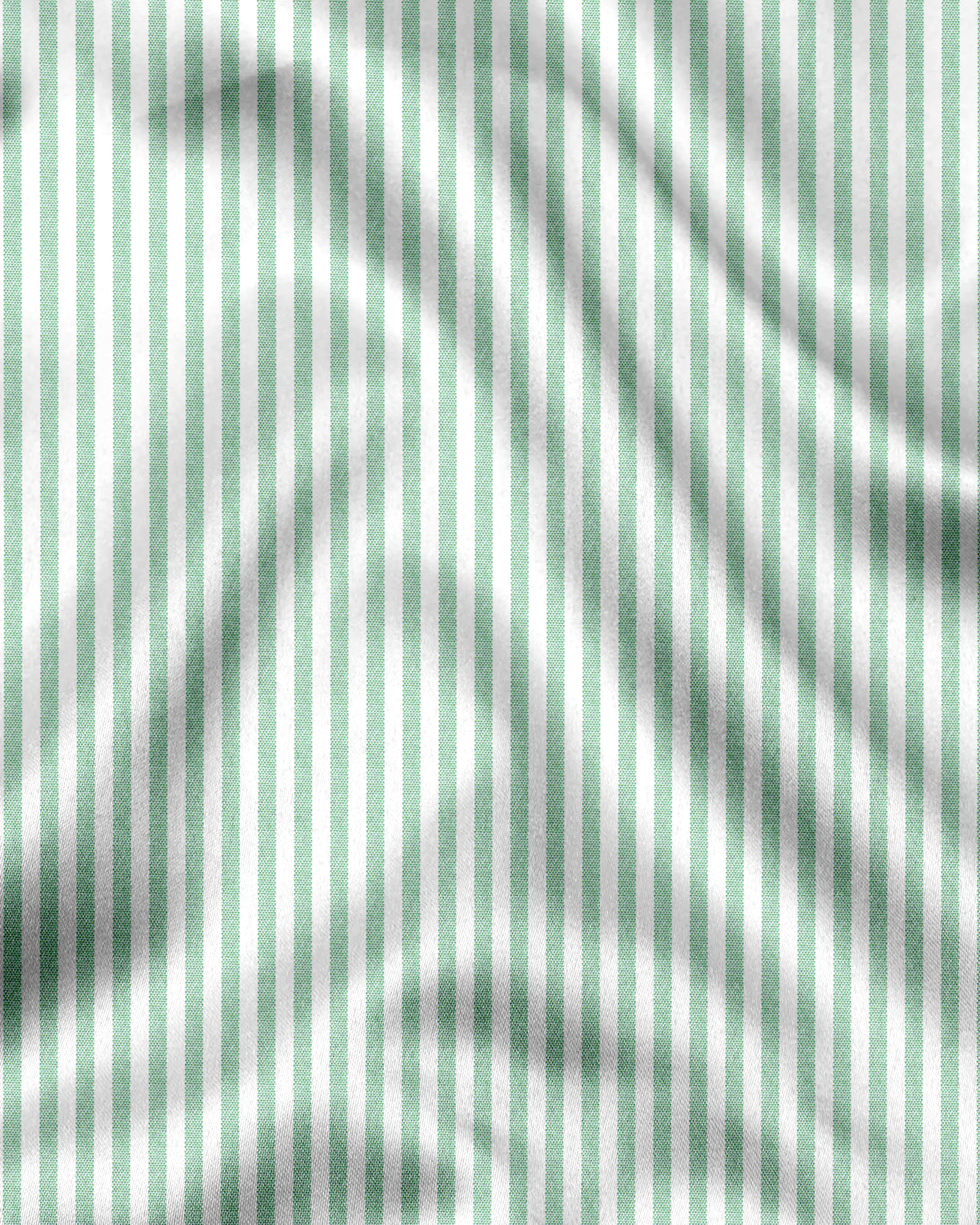 Glacira-Blizzard Blue And Bright White Stripes Formal Premium Cotton Shirt For Men