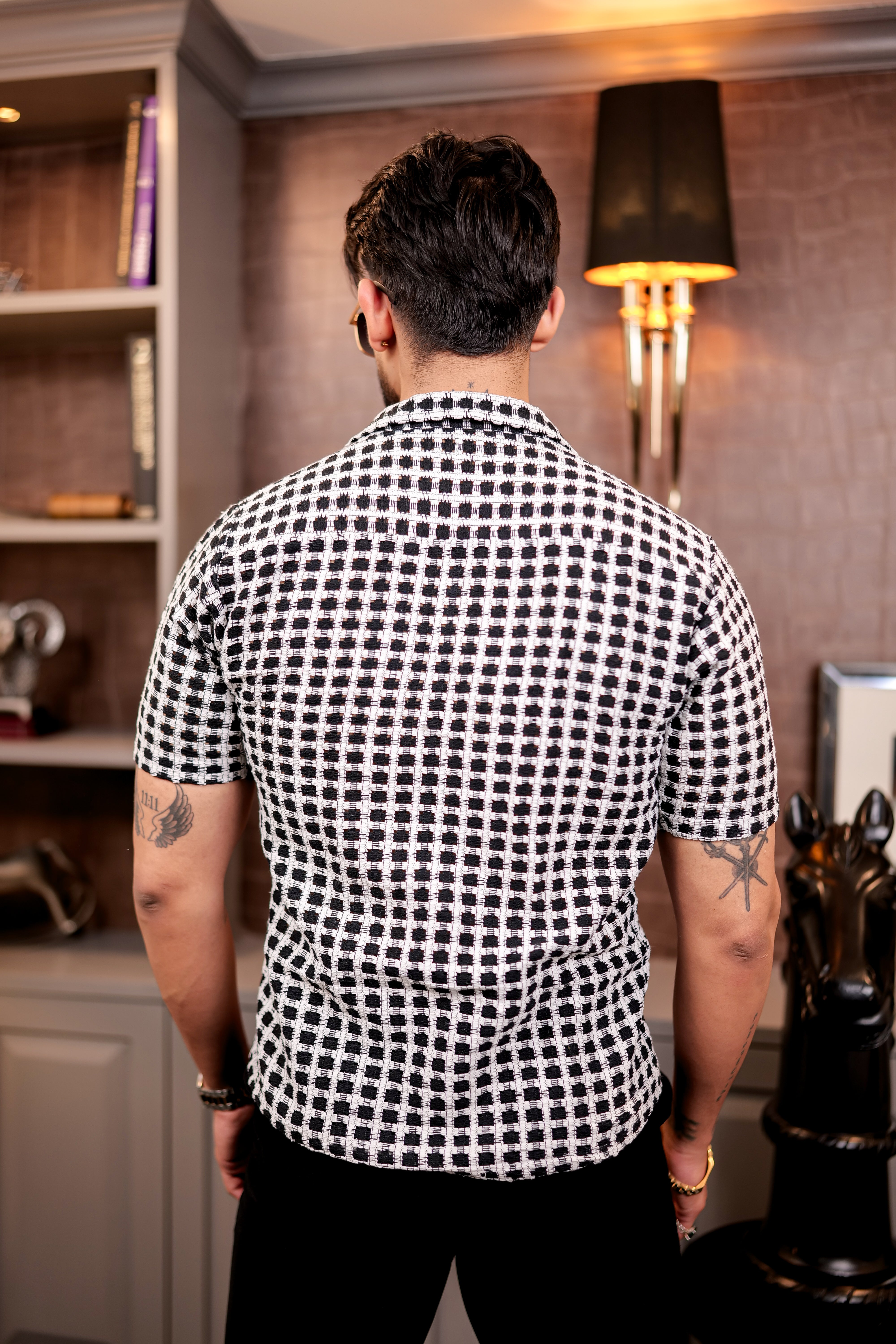 Fashion Casino Black Imported Premium Cotton Shirt